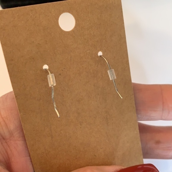 💐5/25 vintage retro Santa hat with glasses resin dangle earrings - Picture 3 of 6